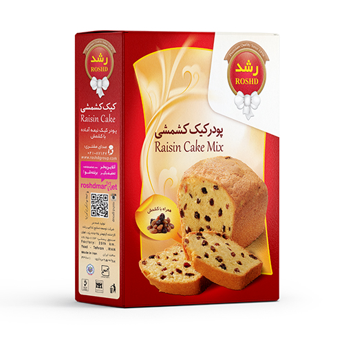 پودر کیک کشمشی رشد