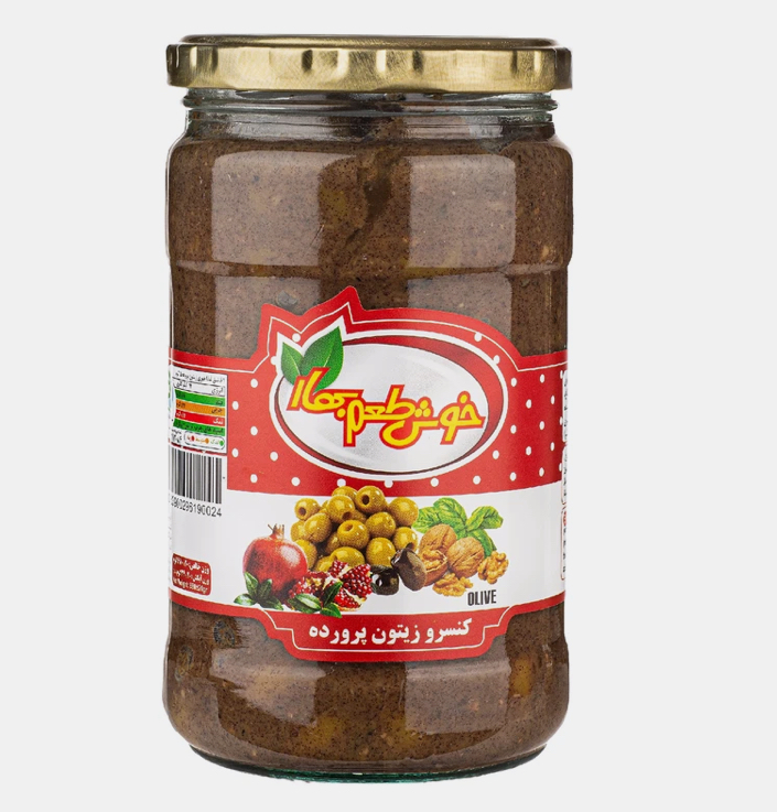 زیتون پرورده شیشه 680 گ خوش طعم بهار