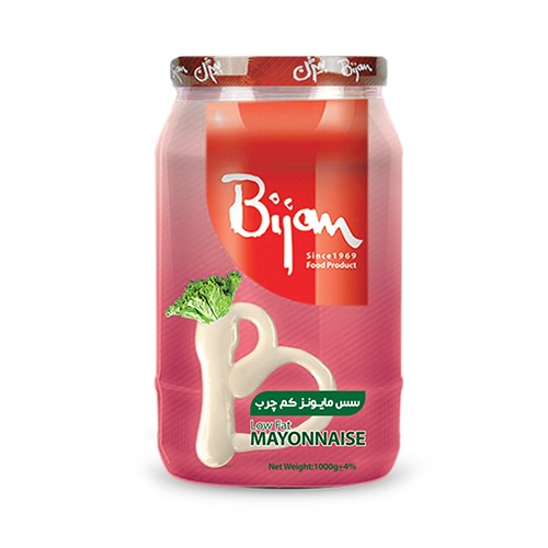سس کم چرب ۱۰۰۰گرمی شیشه ای بیژن