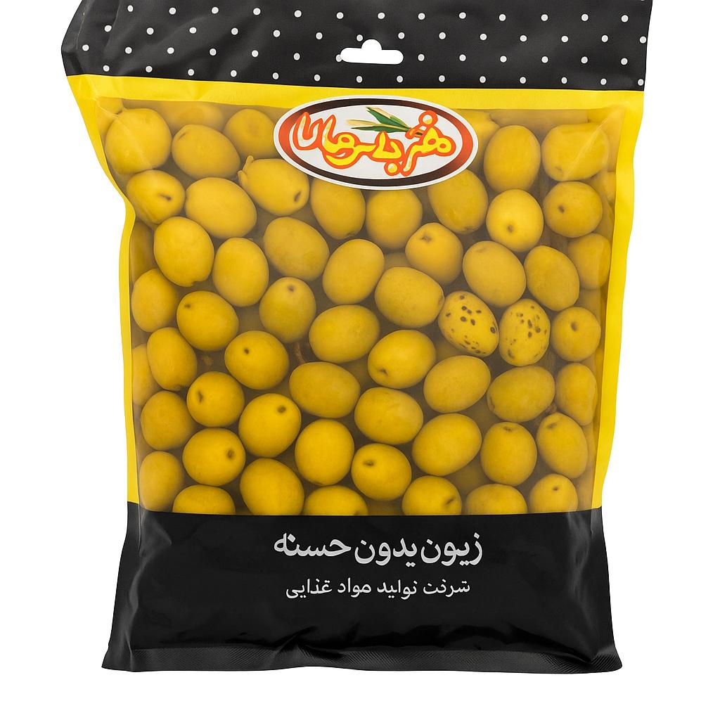 زیتون با هسته ویژه کیسه ای 1100 (کارتن 12 عددی)