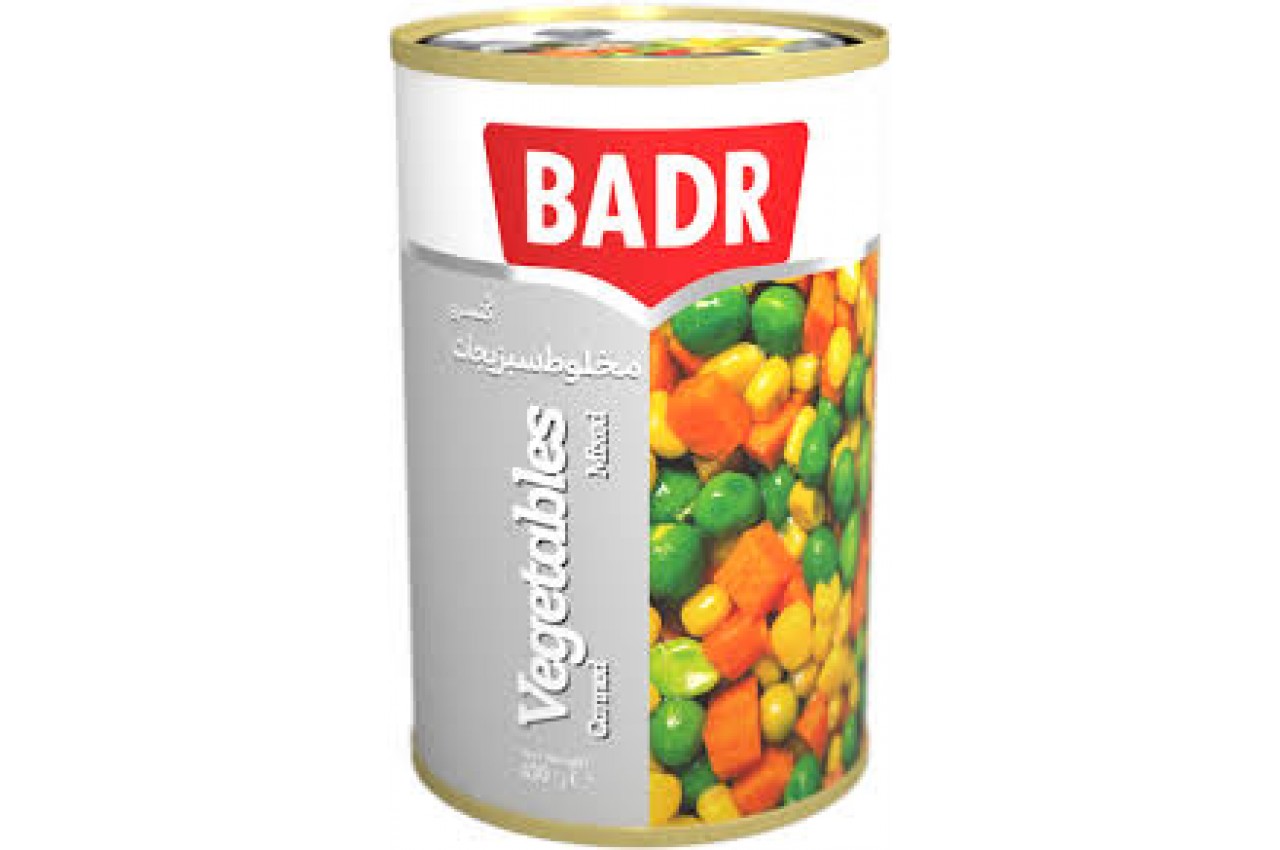 کنسرو مخلوط سبزیجات بدر